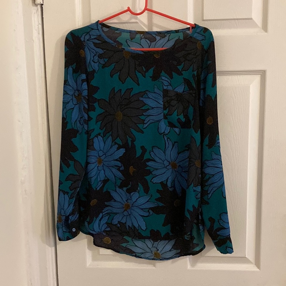 Ann Taylor LOFT flowered top